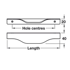 Patience Profile Cabinet Handle