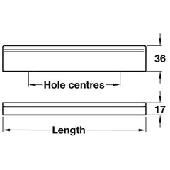 Hafele Curve Profile Handle For Kitchen Cabinet Doors