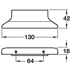 Hafele Ritta Profile Furniture Handle