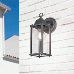 Trio Lighting Olona Anthracite LED Outdoor Wall Light