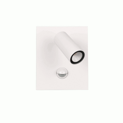 Tunga Adjustable Single LED Wall Light With Built In PIR
