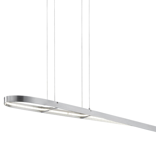 LED Linear Aluminium Pendant Ceiling Light, 2 x 9W LED