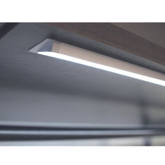 LED Aluminium Extrusion - Semi Recessed Angled