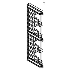 Vauth-Sagel 150mm Pull Out Larder Unit With 16 Bottle Wine Rack