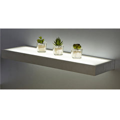 SIRIUS FLOATING BOX LED GLASS SHELVES 600MM