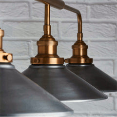 Endon Lighting 3 Light Tabyas Industrial Style Pendant