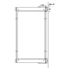 Vibo ELITE Pull Out Wardrobe Mirror With Pivot