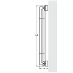 Vibo ELITE Pull Out Wardrobe Mirror With Pivot