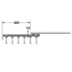 Pull Out Adjustable Trouser Rack For Wardrobe Interiors