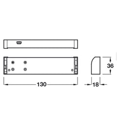Hafele 12V LED Sunny 3D Wardrobe Lighting