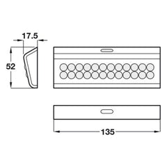 Hafele 12V LED York Cabinet Lighitng