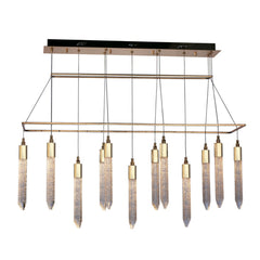 Shard 13 Light LED Ceiling Bar Pendant Light, IP20 Rated