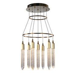 Shard 7 Light LED Ceiling Pendant Light, IP20 Rated