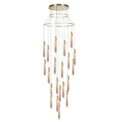 Shard 21 Light LED Drop Ceiling Pendant, IP20 Rated