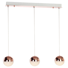 Eclipse 3 Sphere Bar LED Ceiling Pendant Light, IP20 Rated