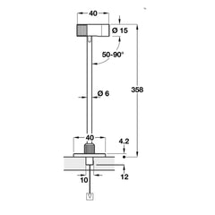 Hafele Loox LED Post Display Cabinet Lighting