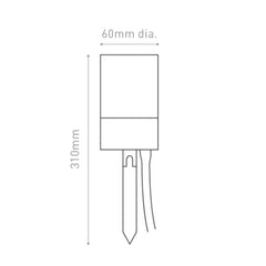 Adjustable IP44 Outdoor Spike Light