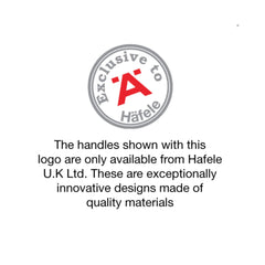Hafele Handle - Ruby Modern Classic Finger Pull Handle