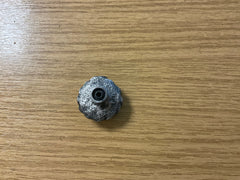 Antique Pewter Traditional Tweed Rope Knob 35mm dia