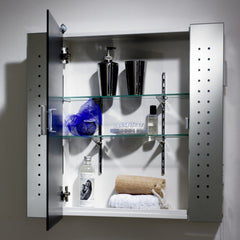 Multi Point LED Mirror Cabinet With Shaver Socket