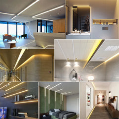 COB 12V LED Strip Light Kit + LED Tape & Power Supply - Various Lengths