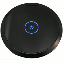 Motorised Pop Up Socket With Bluetooth Speaker & Black Glass Top