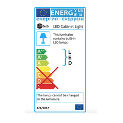 Sirius Illuminated LED Box Shelf Light - Various Widths