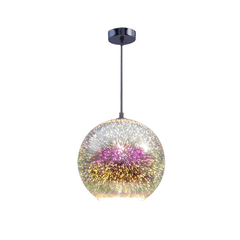 Madeira E27 IP44 Holographic Pendant Light