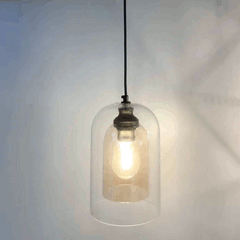 Danube E27 IP44 Double Glass Pendant Light