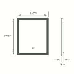 Florence Diffused LED Bathroom Mirror
