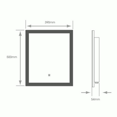 Sorrellis Mirae Illuminated LED Mirror