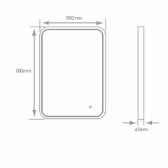 Sorrellis Pallas LED Bathroom Mirror