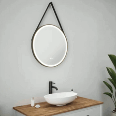 Sorrellis Valen Tunable Bathroom LED Mirror with Strap