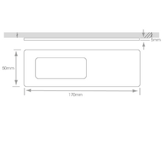 Solaris Pro Recti LED Under Cabinet Light