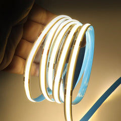 COB 12V LED Strip Light Kit + LED Tape & Power Supply - Various Lengths