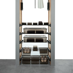 Pull Out Adjustable Trouser Rack For Wardrobe Interiors