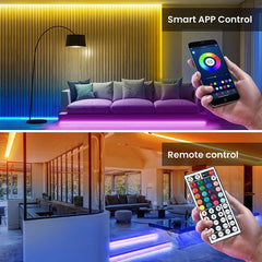 Led Lights for Room RGB 5050 Led Strip with Remote Control Color Changing RGB Tape Lights for Home Party Decoration TV Backlight