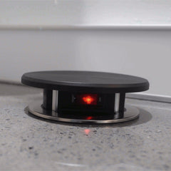 Power Tech Pop Up Socket With Qi Charging - 3 x UK pug & 2 x USB Port