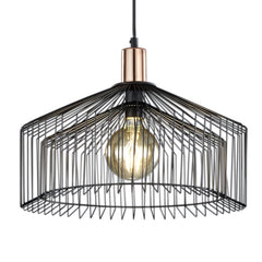 Tanja Caged LED Ceiling Pendant Light, IP20 Rated