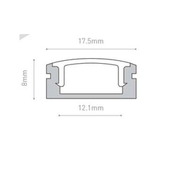 Surface Mounted Aluminium Extrusion Profile