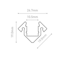 Corner Profile - LED Aluminium Extrusion