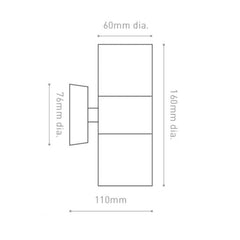 Twin IP44 Exterior Wall Light
