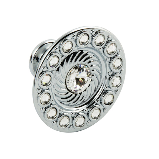 Hafele Handles - Swarovski Crystal Urban Diamond Knob