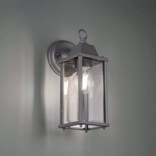 Trio Lighting Olona Anthracite LED Outdoor Wall Light