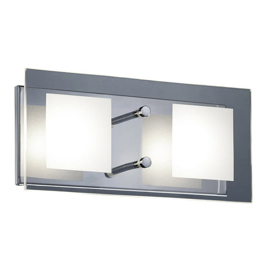 2 Light Contemporary Glass Ceiling Light