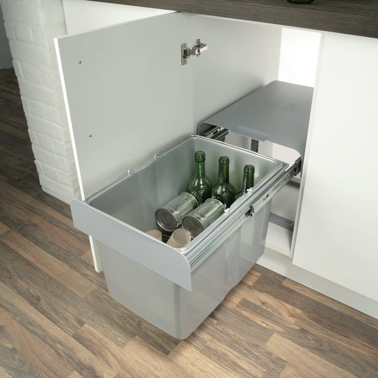 EKKO 40 Pull-Out Waste Bin, 32/34 Litres