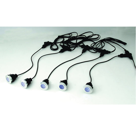 Round Head LED Decking Light Kit, 40mm - IP65