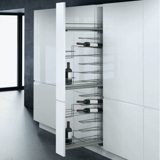 Vauth-Sagel 150mm Pull Out Larder Unit With 16 Bottle Wine Rack