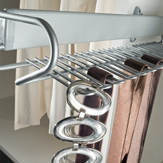 Vibo DREAM Pull Out Tie Rack and Belt Rack, Side Mounted