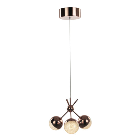 Eclipse 3 Light Cluster LED Ceiling Pendant Light, IP20 Rated